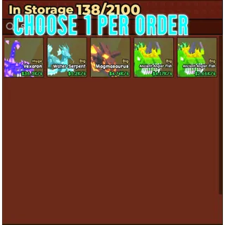 🔥Choose 1 Per Order | Divine Pets | Huge | Big - Catch And Tame🔥