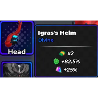🔥Igras's Helm New Divine Gear - Anime Dice🔥