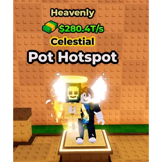 🔥Pot Hotspot (🪽Heavenly🪽) (280.4T/s) - Kick a Lucky Block🔥