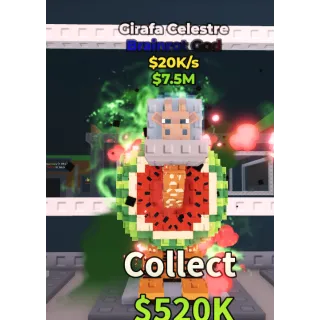 🔥Girafa Celestre - Rebirth🔥Cheapest/Instant - Steal a Brainrot