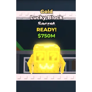 🔥Secret Lucky Block (Gold)🔥Cheapest/Instant - Steal a Brainrot