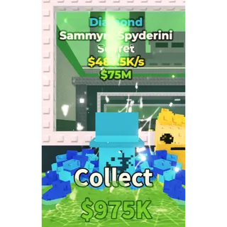 🔥Sammyni Spyderini (Diamond) [487.5K/s]🔥Cheapest/Instant - Steal a Brainrot