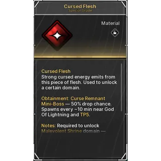 🔥Cursed Flesh - Jujutsu: Zero🔥