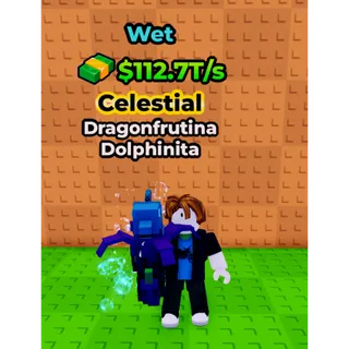 🔥 Dragonfrutina Dolphinita (💦Wet💦) (112.7T/s) - Kick a Lucky Block🔥