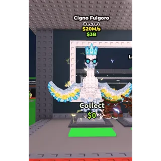 🔥Cigno Fulgoro [20M/s]🔥Cheapest/Instant - Steal a Brainrot