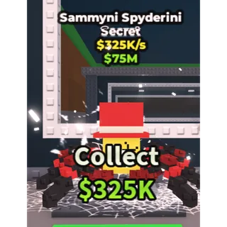 🔥Sammyni Spyderini [325K/s]🔥Cheapest/Instant - Steal a Brainrot