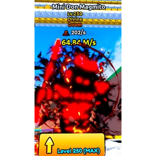 🔥RARE Mini Don Magmito 💰64.84M/s💰 | Divine | MAX LVL 250🔥Cheapest/Instant - Escape Tsunami For Brainrots!