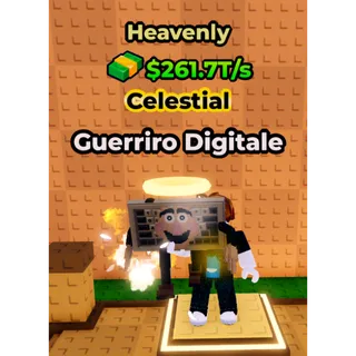 🔥Guerriro Digitale (🪽Heavenly🪽) (261.7T/s) - Kick a Lucky Block🔥
