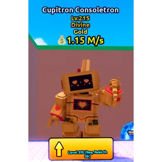 🔥Cupitron Consoletron (Gold) (Divine) LVL 210🔥Cheapest/Instant - Escape Tsunami For Brainrots!