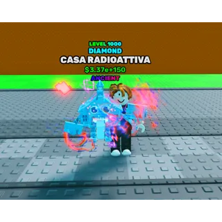🔥Casa Radioattiva | New Ancient | Diamond | Level 1000 MAX - Swing Obby For Brainrots🔥