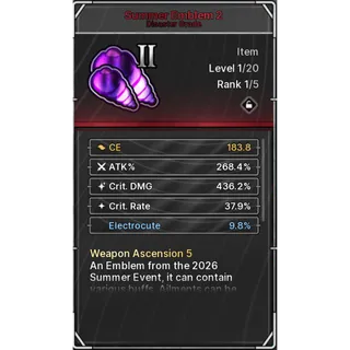 🔥Summer Emblem 2 - Jujutsu: Zero🔥