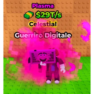 🔥Guerriro Digitale (Plasma) (29T/s) (LVL 75 MAX) - Kick a Lucky Block🔥