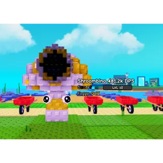 🔥Shroombino Foggy-Gold (481.2k DPS) (info in description) 🔥Cheapest/Instant - Plants vs Brainrots