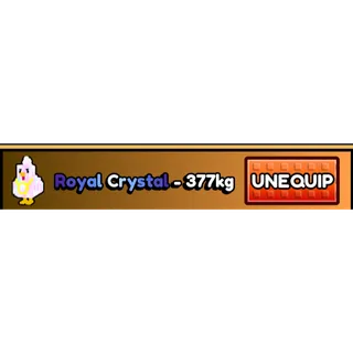 🔥Royal Crystal (377kg) - Steal a Chicken🔥