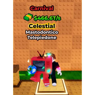 🔥Mastodontico (🎠Carnival🎠) (466.6T/s) - Kick a Lucky Block🔥