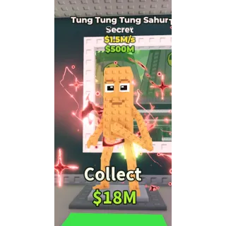 🔥Tung Tung Tung Sahur [1.5M/s]🔥Cheapest/Instant - Steal a Brainrot