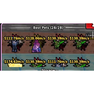 🔥Massive Bundle 28 Pets For Cheap (Read Description) - Build a Base and Steal🔥