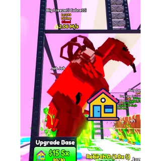 🔥BIG 1.5x Big Freezeti Cobretti (Blood) (Divine) (2.06M/s) LVL 213🔥Cheapest/Instant - Escape Tsunami For Brainrots!