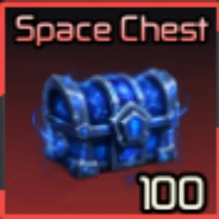 🔥100x Space Chest | Tradeable - Not Duped - Broken Blade🔥