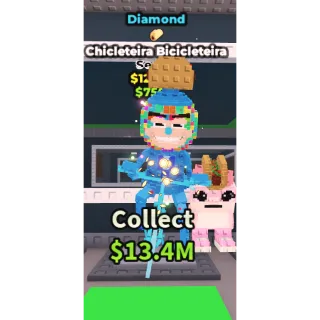 🔥Chicleteira Bicicleteira (Diamond+Taco) [12.2M/s]🔥Cheapest/Instant - Steal a Brainrot
