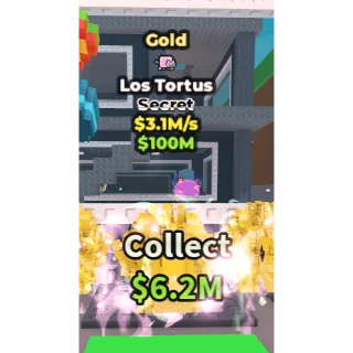 🔥Los Tortus (Gold+Nyan) [3.1M/s]🔥Cheapest/Instant - Steal a Brainrot