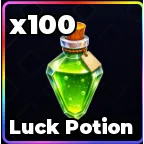 🔥100x Luck Potion - Roll Anime To Fight🔥