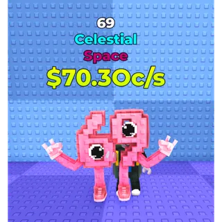 🔥69 (Celestial) (Space) (70.3Oc/s)🔥Cheapest/Instant - Hack Vault For Brainrots