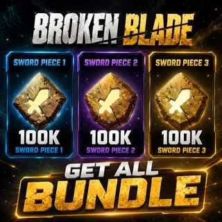 🔥100,000x Sword Piece 1,2,3 (Get All) | Not Duped - Broken Blade🔥