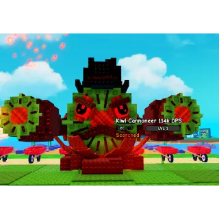 🔥Big Scorched Kiwi Cannoneer 5.7kg - (info in description) 🔥Cheapest/Instant - Plants vs Brainrots