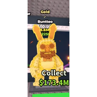 🔥Buntteo (Gold+Explosive) [3.6M/s]🔥Cheapest/Instant - Steal a Brainrot