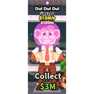 🔥Dul Dul Dul (Gum) [1.5M/s] - Fuse🔥Cheapest/Instant - Steal a Brainrot