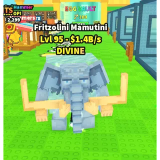 🔥Fritzolini Mamutini (Divine) (LVL 95) (1.4B/s) - Break a Brainrot Egg!🔥