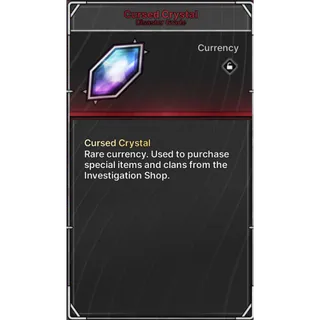 🔥5000x Cursed Crystal - Jujutsu: Zero🔥