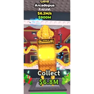 🔥Arcadopus (Gold) [6.2M/s]🔥Cheapest/Instant - Steal a Brainrot