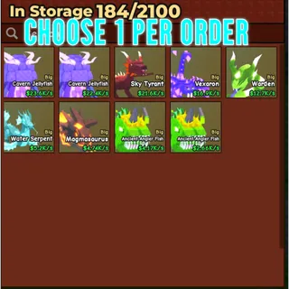 🔥Choose 1 Per Order | Divine Pets | Colossal | Huge | Mutated - Catch And Tame🔥