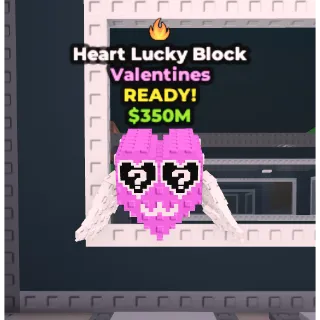 🔥Heart Lucky Block (Fire)🔥Cheapest/Instant - Steal a Brainrot