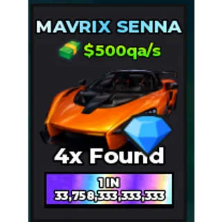 🔥Mavrix Senna (Diamond) (Eternal) ($500qa/s) | - Dream Car Collection🔥