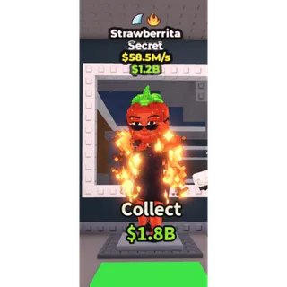 🔥Strawberrita (2 Traits) [58.5M/s) - Steal a Brainrot🔥