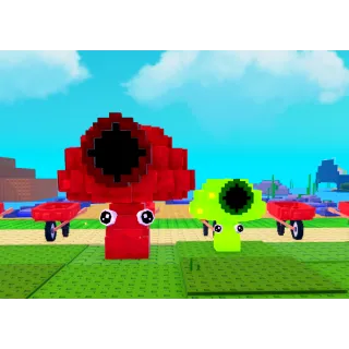 🔥2x Neon and Ruby Shroombino (info in description) 🔥Cheapest/Instant - Plants vs Brainrots