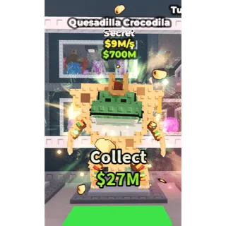 🔥Quesadilla Crocodila (Taco) [9M/s]🔥Cheapest/Instant - Steal a Brainrot