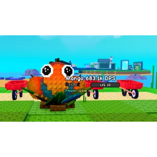 🔥Mango Frozen-Gold (683.1k DPS) (info in description) 🔥Cheapest/Instant - Plants vs Brainrots