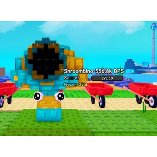 🔥Shroombino Frozen-Gold (556.8k) (3kg)🔥Cheapest/Instant - Plants vs Brainrots