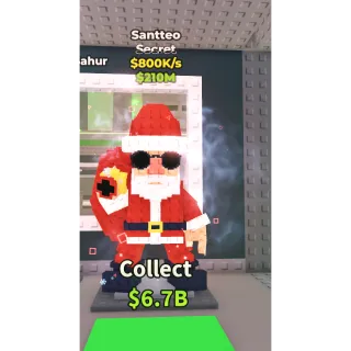 🔥Santteo - Secret🔥Cheapest/Instant - Steal a Brainrot