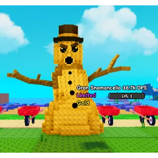 🔥Gold Gran Snomancello 3.5kg - Limited (info in description) 🔥Cheapest/Instant - Plants vs Brainrots