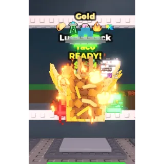 🔥Taco Lucky Block (Gold+5 Traits)🔥Cheapest/Instant - Steal a Brainrot