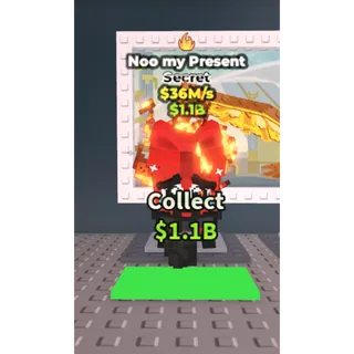 🔥Noo my Present (Fire) [36M/s]🔥Cheapest/Instant - Steal a Brainrot