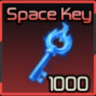 🔥1000x Space Key | Not Duped - Broken Blade🔥