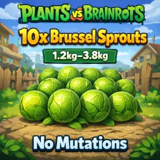 🔥*SALE* 10x Brussel Sprouts 2kg+🔥Cheapest/Instant - Plants vs Brainrots