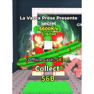 🔥La Vacca Prese Presente [600K/s]🔥Cheapest/Instant - Steal a Brainrot