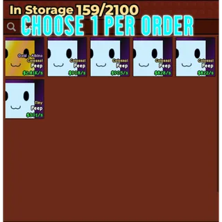 🔥Choose 1 Per Order | Secret | Feep | Colossal | Tiny - Catch And Tame🔥